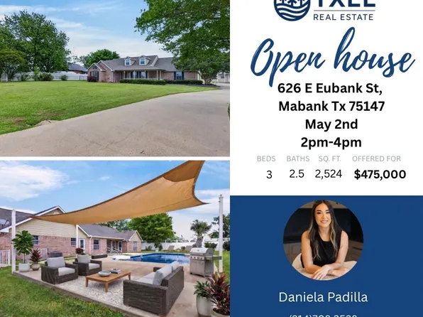 626 E Eubank St, Mabank, TX 75147