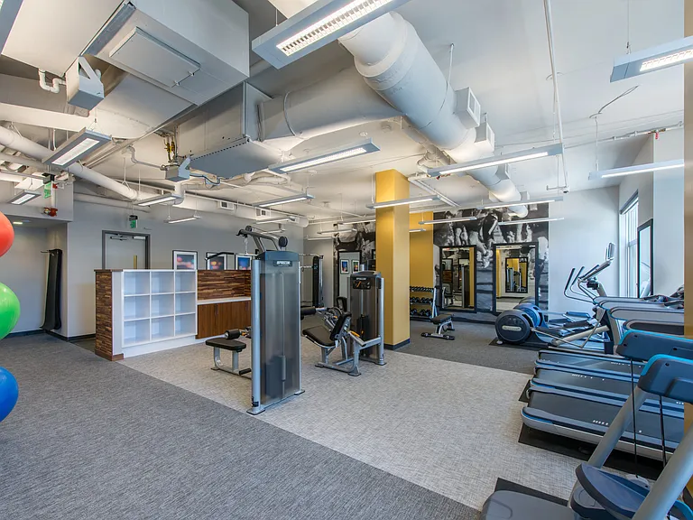 Fitness Center with the Latest Cardio- and Strength-Training Gear