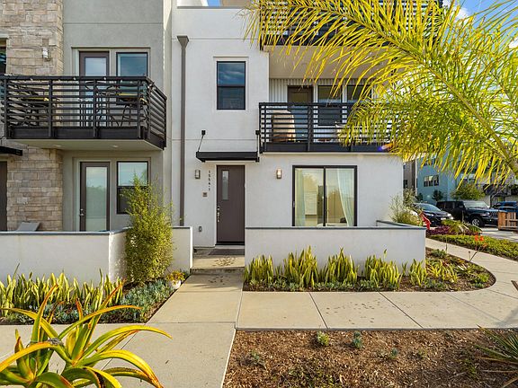 Front of home: 4-story townhome.