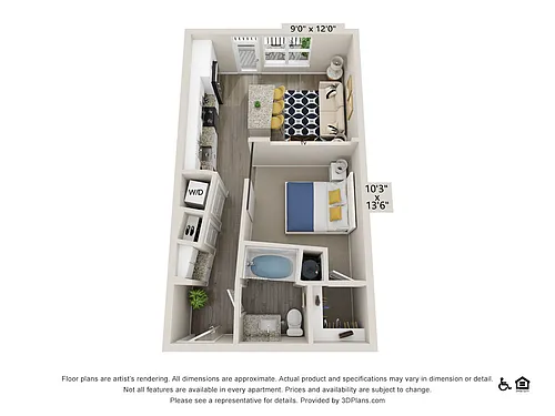 Floor plan E1-Studio