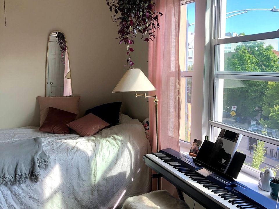 Front/Master Bedroom, easily fits king size bed