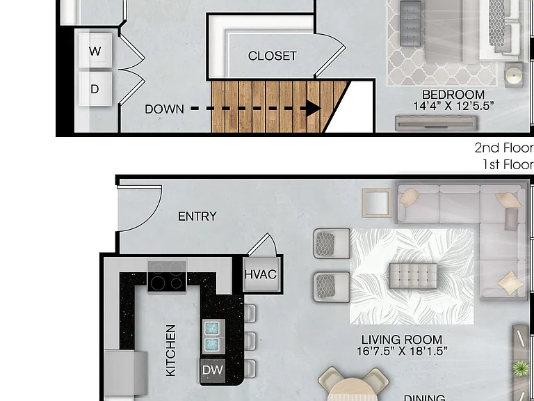 P17 floor plan Inspire Downtown