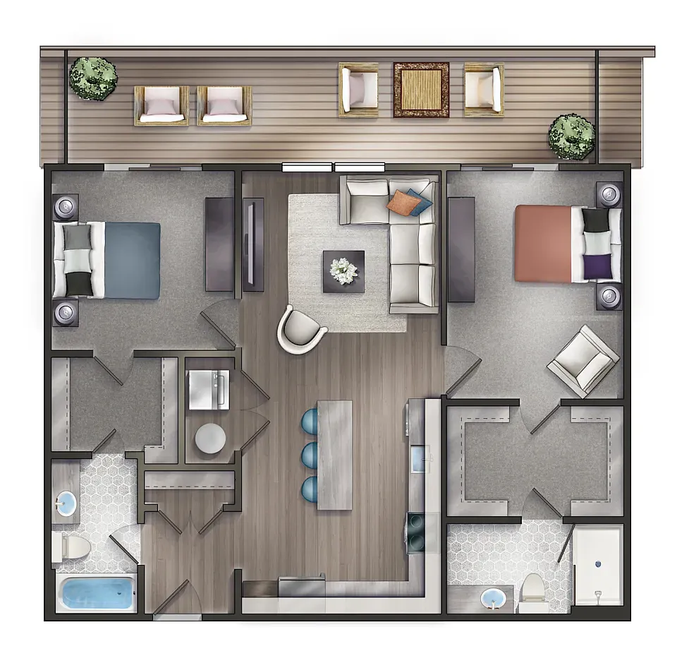 Floor plan B4