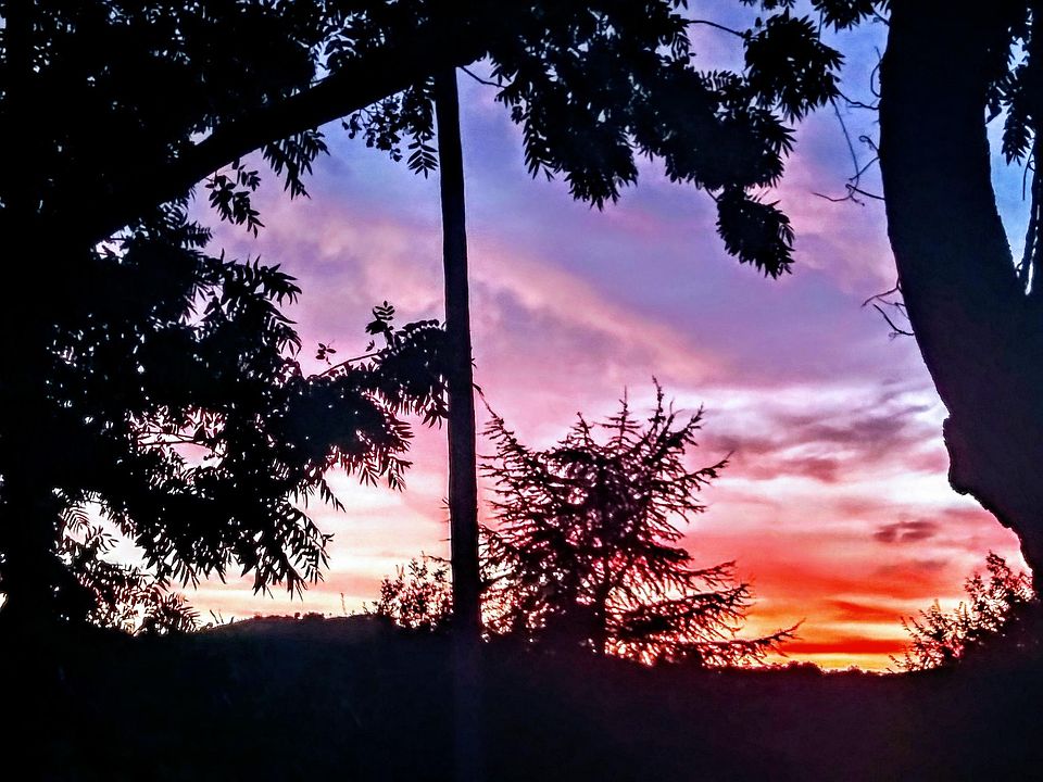 Beautiful views of sunset