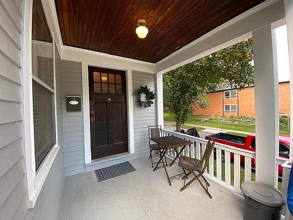 Take a seat and watch the world go by in this quiet and charming neighborhood.