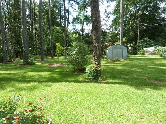 Back Yard w/Storage Shed