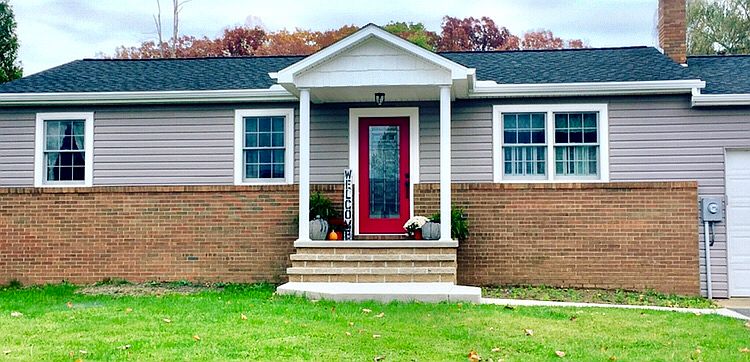 New landscaping not pictured