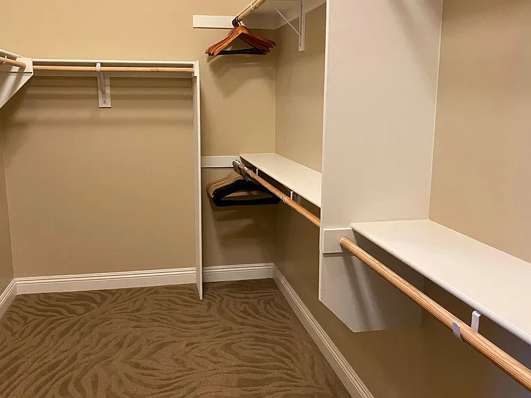 Huge Master walk-in closet.
