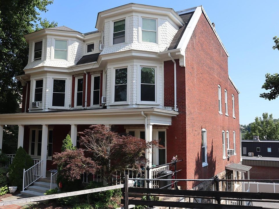 Front of building from Washington St bridge