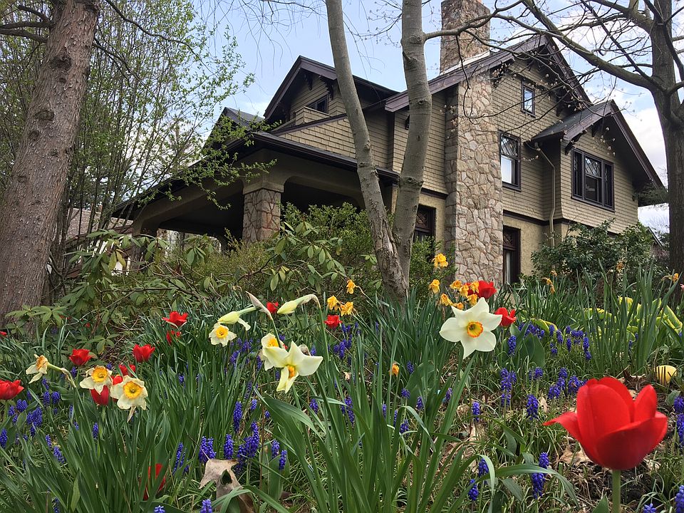 House in spring