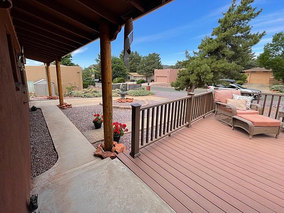 Front walkway and deck