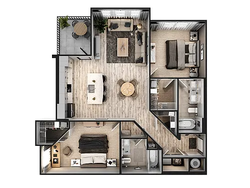 Floor plan B2