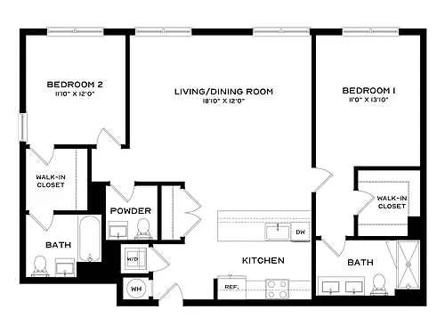 Floor plan B17