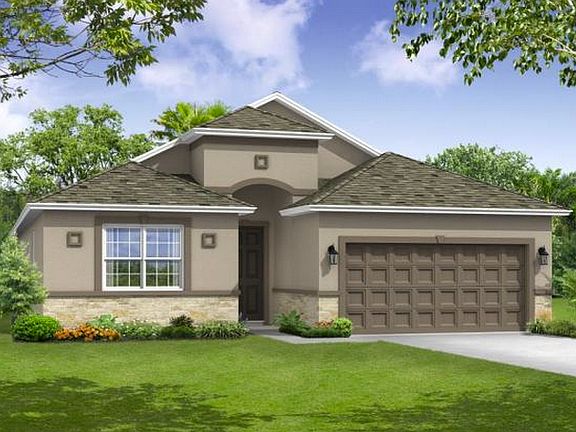 Sanibel - Elevation 1 - Available with 3-Car Garage