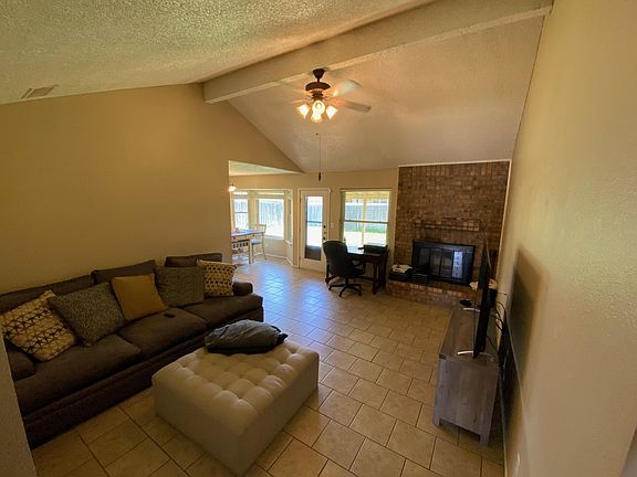 Looking from front entrance into living room.