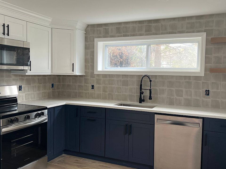 Renovated Kitchen with Stainless Steel Appliances