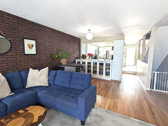 Living room into dining room