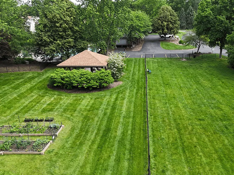 Lush Lawns and Mature Trees