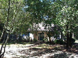 All brick ranch home.