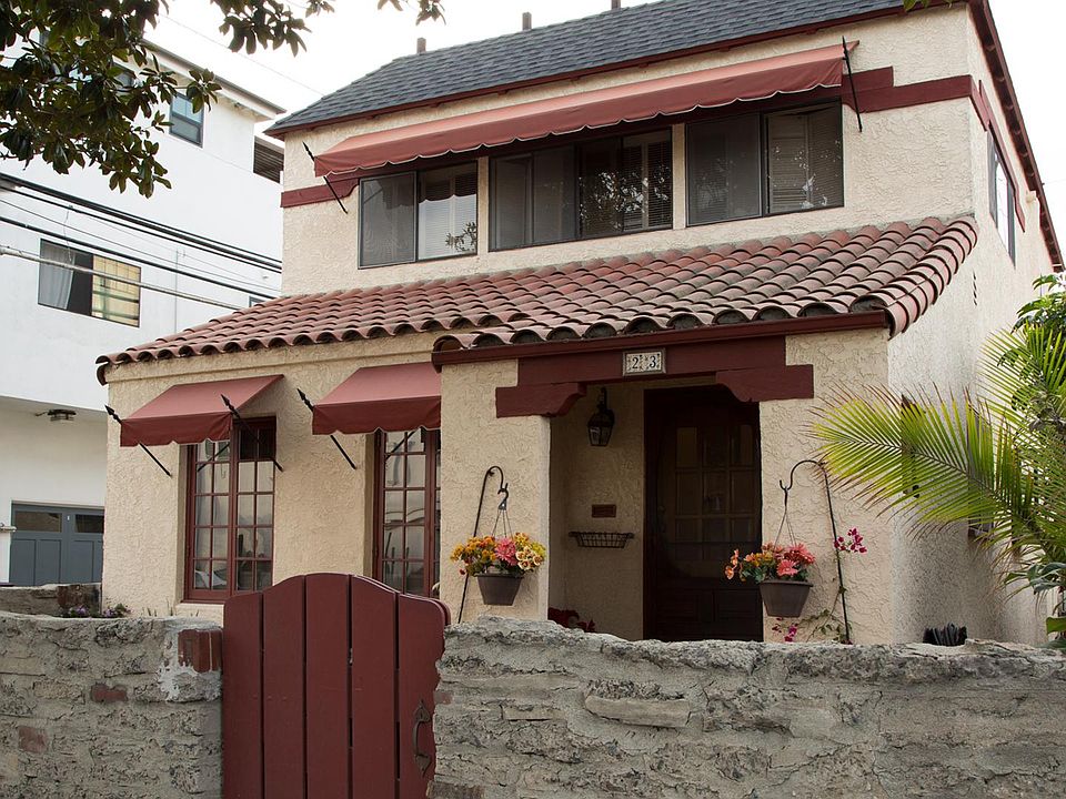 The front of the house
