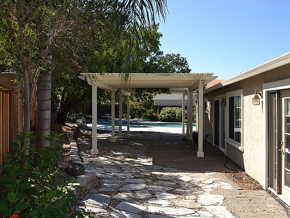 French doors to backyard!
