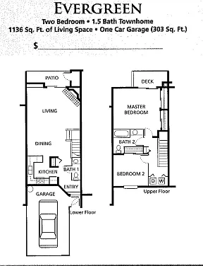 Floor plan EVERGREEN