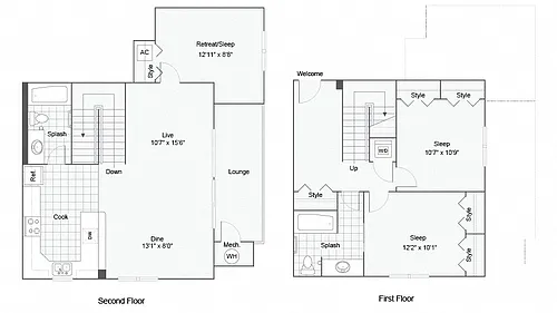 Floor plan The Borealis