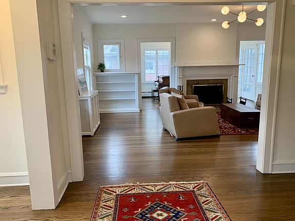 Foyer and living room