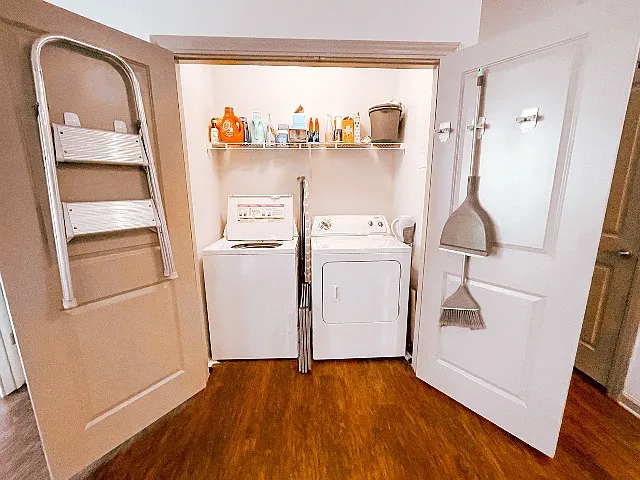 Full-sized, in-unit laundry