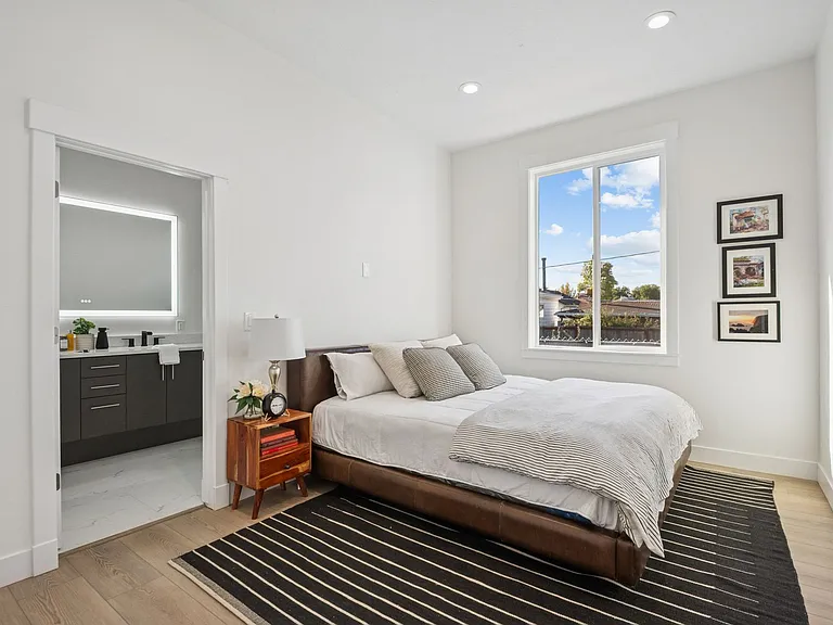 Master Bedroom with Private Shower.