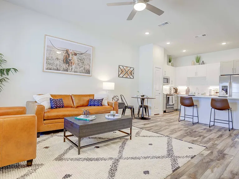 Cottage open floor plan