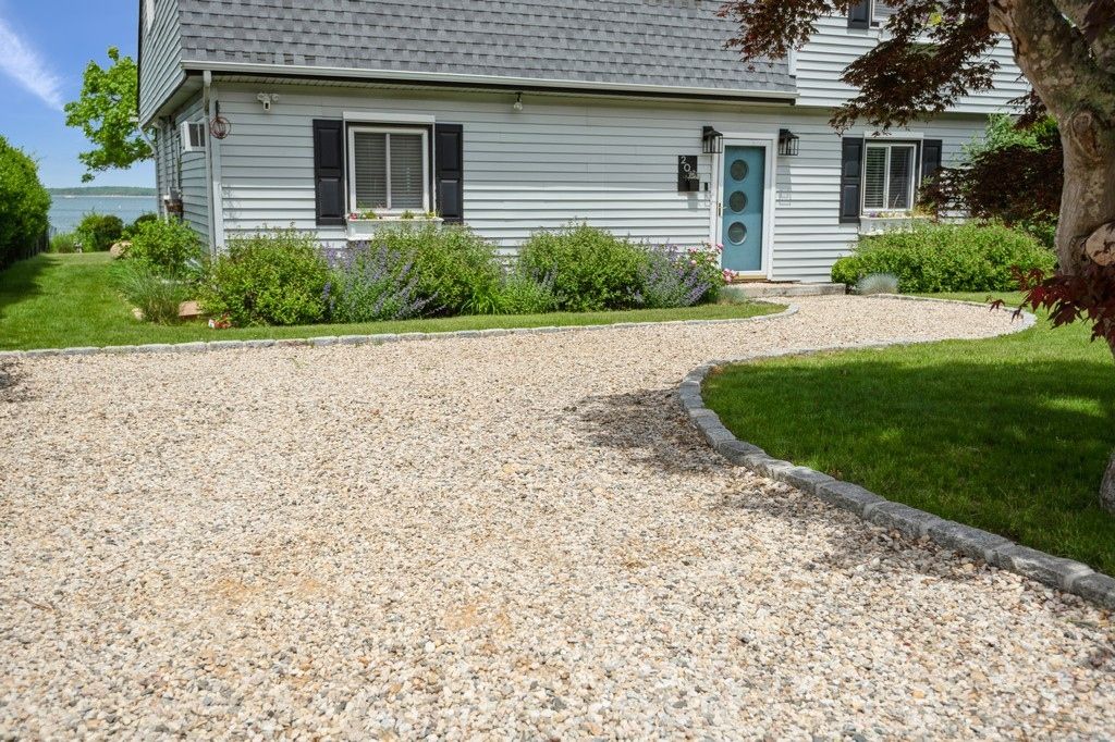 Front of House with Private Driveway