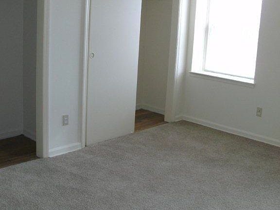 master bedroom with two closets