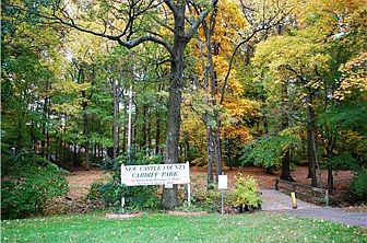 New Castle County Park just steps away.