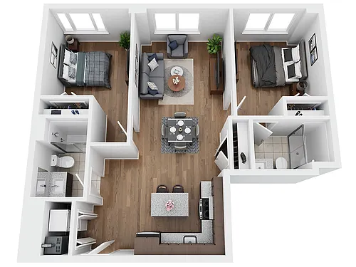 Floor plan B1