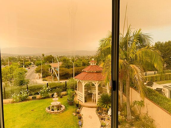 Beautiful View from the master bedroom window on a smoggy day.