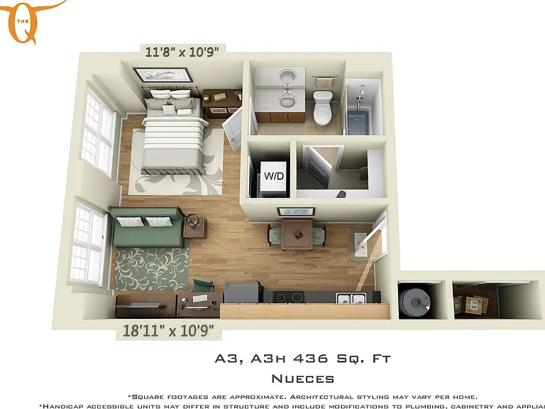 The Quarters Nueces House (Student Housing - Rent by the Bed) — Photo 77