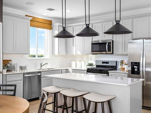 Kitchen with Island Bar Option