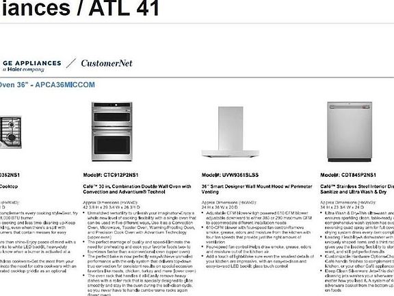 Appliance Packages