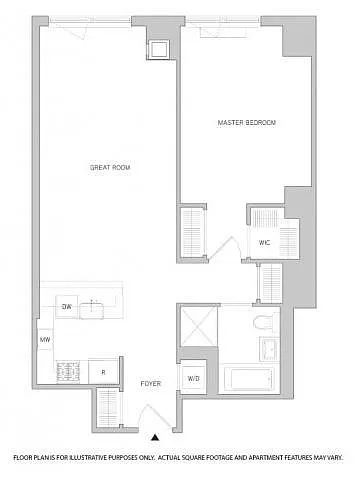 Floor plan 1X1 - A11