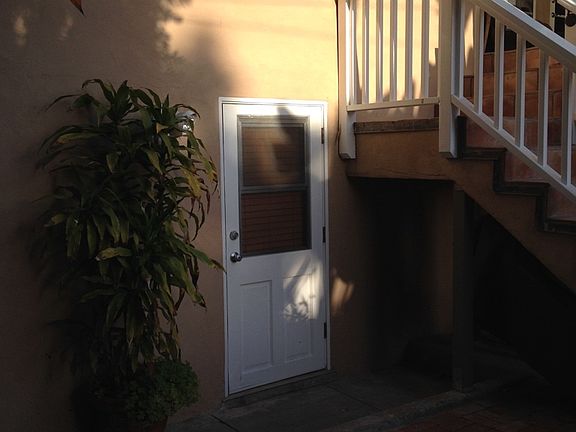 Right hand side entrance