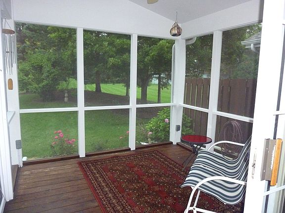 Great screen porch with fan and painted Aug 2019