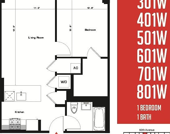 2nd image of 214 50th Ave APT 701W