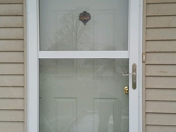 Brand new front screen door