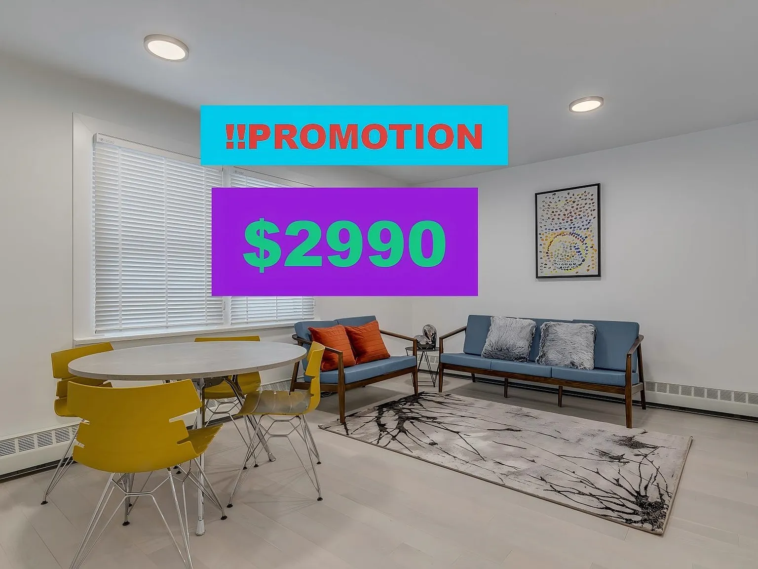 2 bed, 512 sqft, $2,990 — Photo 1