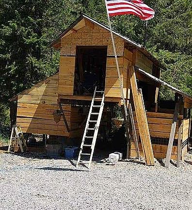 dog kennels storage up top