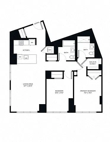 Floor plan 2R