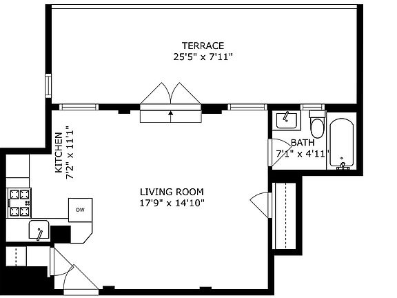 2nd image of 40 W 72nd St APT 144