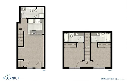 Floor plan Townhome TH3