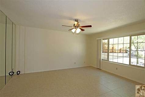 Lots of light, tile and clean lines in the living room